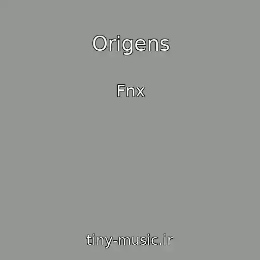 کاور آهنگ Origens از Fnx