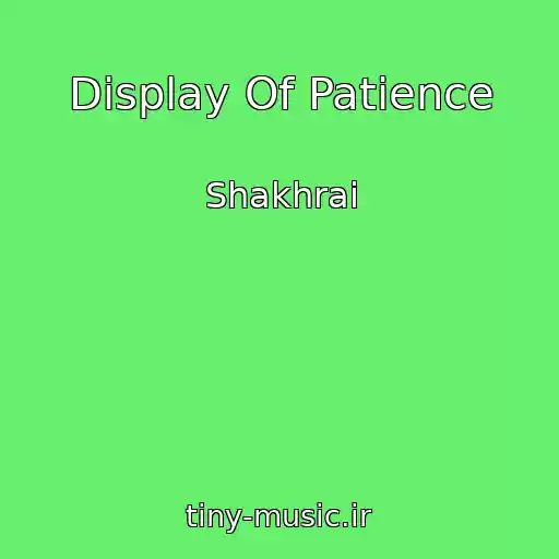 کاور آهنگ Display Of Patience از Shakhrai