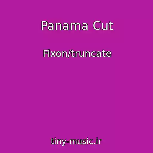 کاور آهنگ Panama Cut از Fixon/truncate