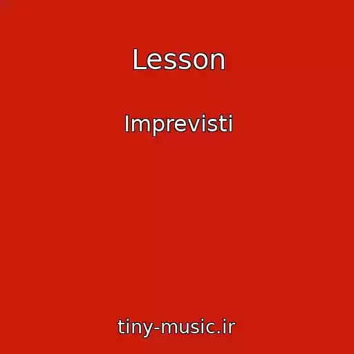 کاور آهنگ Lesson از Imprevisti