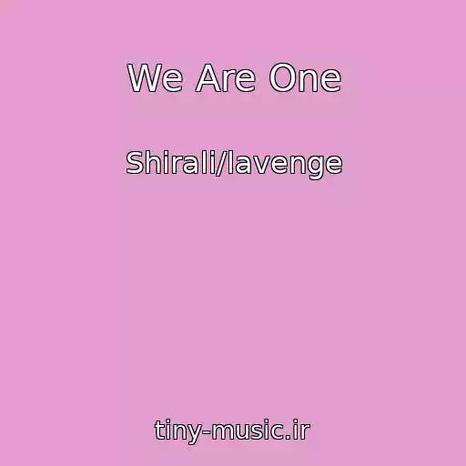 کاور آهنگ We Are One از Shirali/lavenge