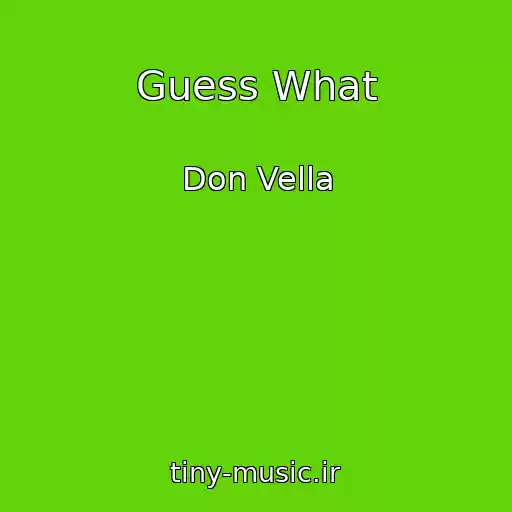 کاور آهنگ Guess What از Don Vella