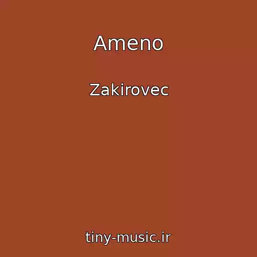 کاور آهنگ Ameno از Zakirovec