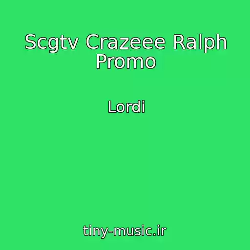کاور آهنگ Scgtv Crazeee Ralph Promo از Lordi