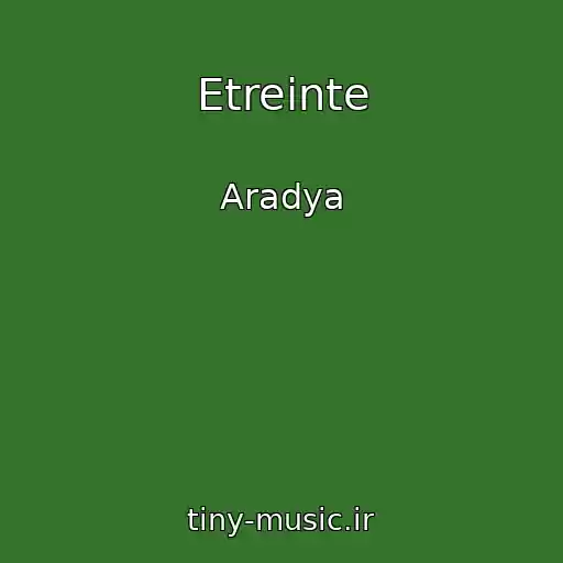 کاور آهنگ Etreinte از Aradya