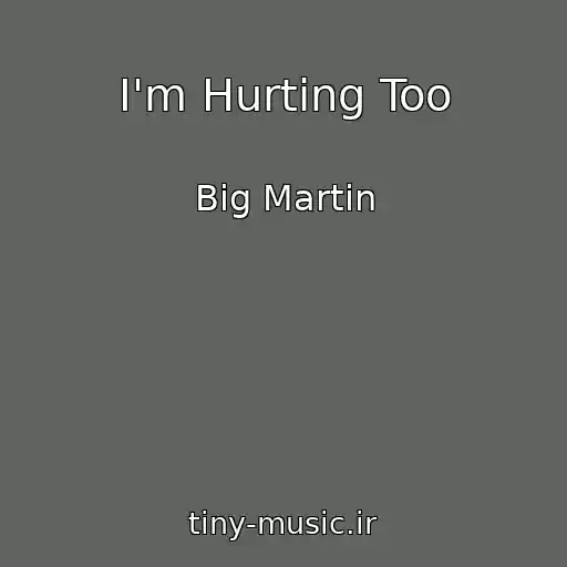 کاور آهنگ I'm Hurting Too از Big Martin