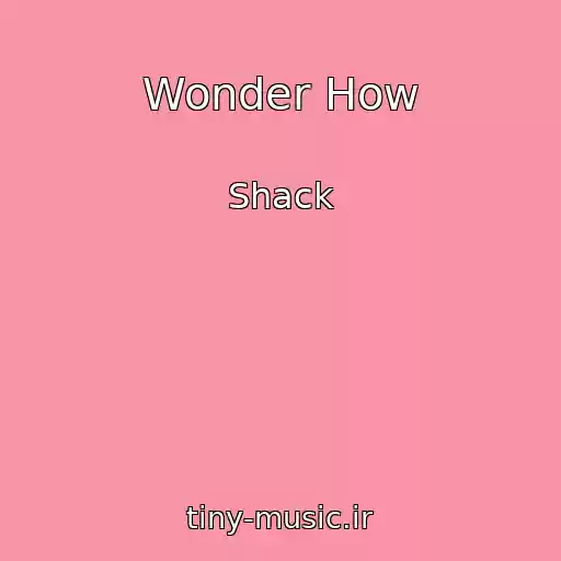 کاور آهنگ Wonder How از Shack