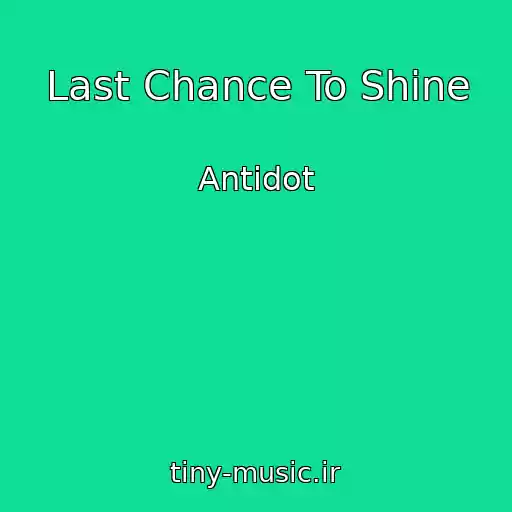 کاور آهنگ Last Chance To Shine از Antidot