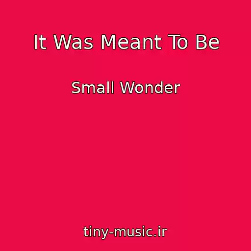 کاور آهنگ It Was Meant To Be از Small Wonder