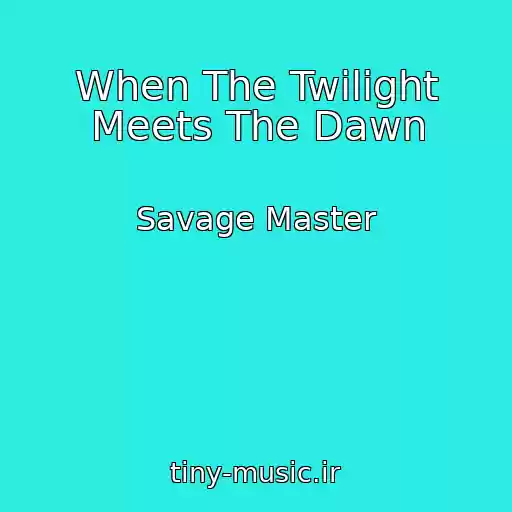 کاور آهنگ When The Twilight Meets The Dawn از Savage Master