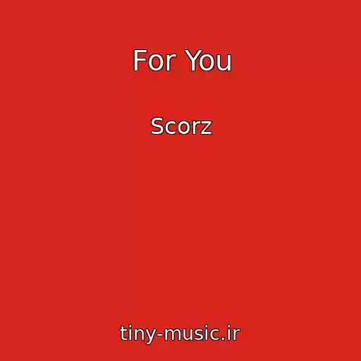 کاور آهنگ For You از Scorz