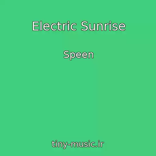 کاور آهنگ Electric Sunrise از Speen