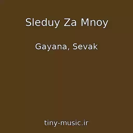 کاور آهنگ Sleduy Za Mnoy از Gayana, Sevak