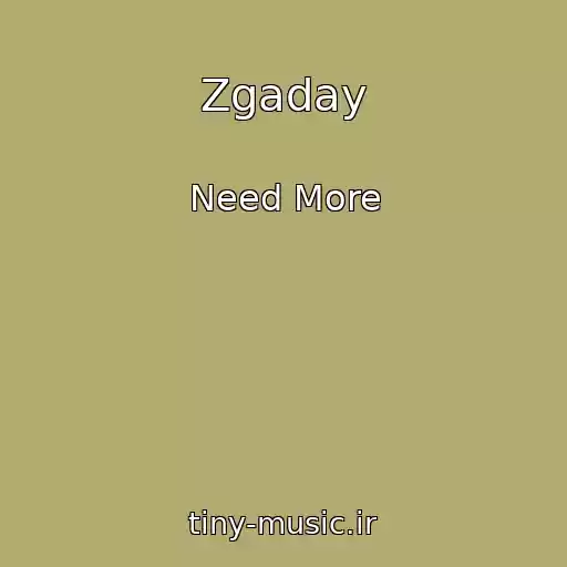کاور آهنگ Zgaday از Need More