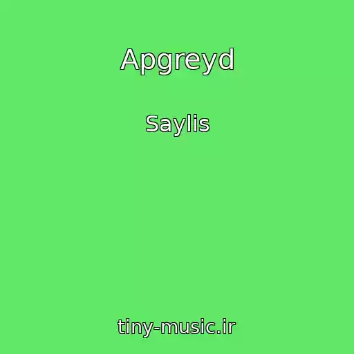 کاور آهنگ Apgreyd از Saylis