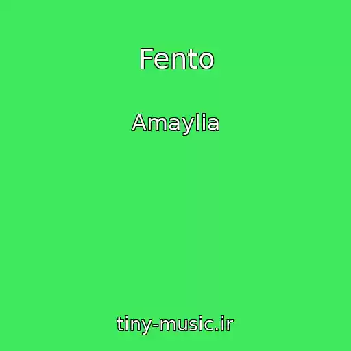 کاور آهنگ Fento از Amaylia