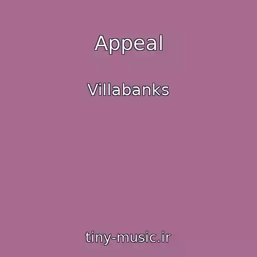کاور آهنگ Appeal از Villabanks