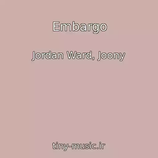 کاور آهنگ Embargo از Jordan Ward, Joony