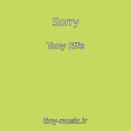 کاور آهنگ Sorry از Tony Effe