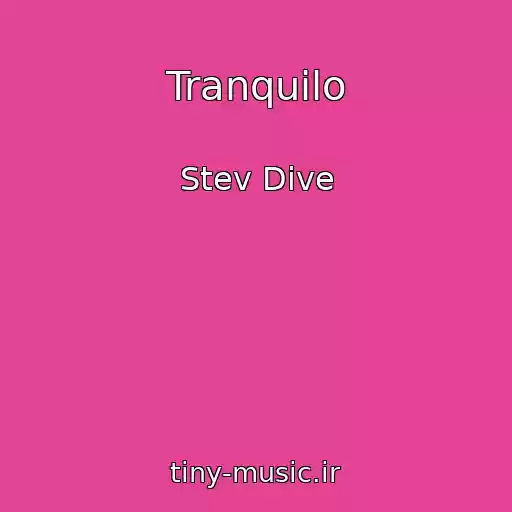 کاور آهنگ Tranquilo از Stev Dive