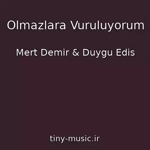 کاور آهنگ Olmazlara Vuruluyorum از Mert Demir & Duygu Edis