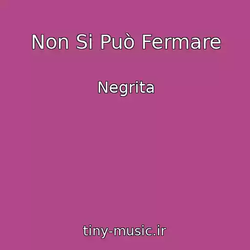 کاور آهنگ Non Si Può Fermare از Negrita