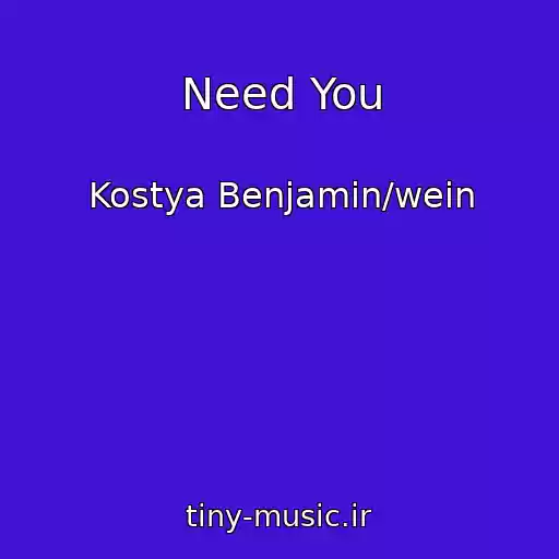 کاور آهنگ Need You از Kostya Benjamin/wein