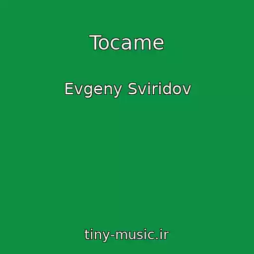 کاور آهنگ Tocame از Evgeny Sviridov