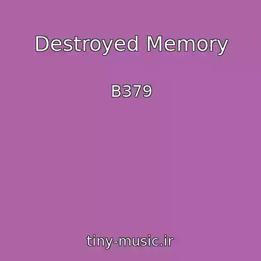 کاور آهنگ Destroyed Memory از B379