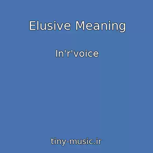 کاور آهنگ Elusive Meaning از In'r'voice
