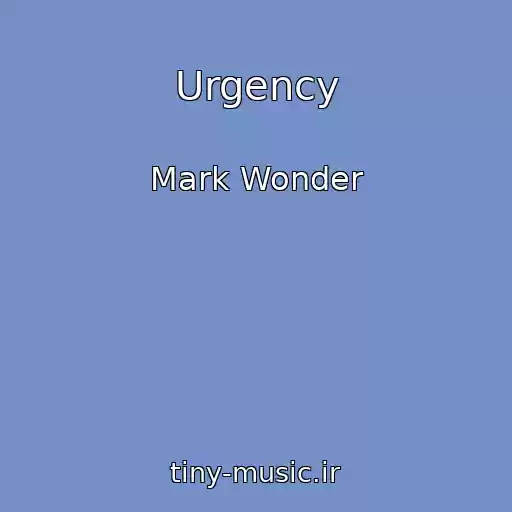 کاور آهنگ Urgency از Mark Wonder