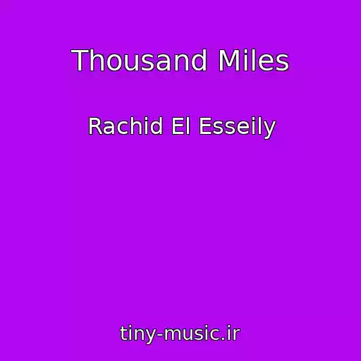 کاور آهنگ Thousand Miles از Rachid El Esseily