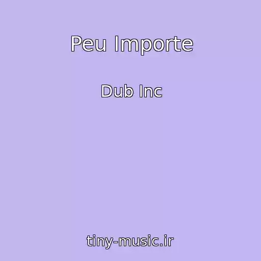 کاور آهنگ Peu Importe از Dub Inc