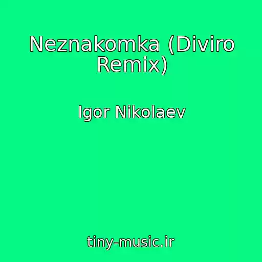 کاور آهنگ Neznakomka (Diviro Remix) از Igor Nikolaev