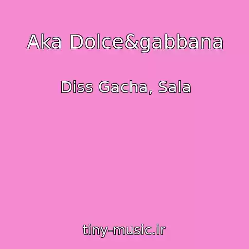 کاور آهنگ Aka Dolce&gabbana از Diss Gacha, Sala