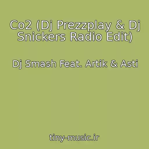 کاور آهنگ Co2 (Dj Prezzplay & Dj Snickers Radio Edit) از Dj Smash Feat. Artik & Asti