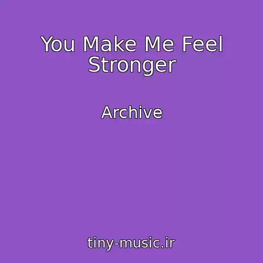 کاور آهنگ You Make Me Feel Stronger از Archive
