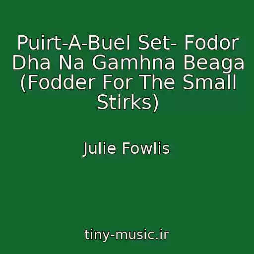 کاور آهنگ Puirt-A-Buel Set- Fodor Dha Na Gamhna Beaga (Fodder For The Small Stirks) از Julie Fowlis