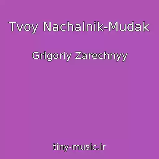 کاور آهنگ Tvoy Nachalnik-Mudak از Grigoriy Zarechnyy