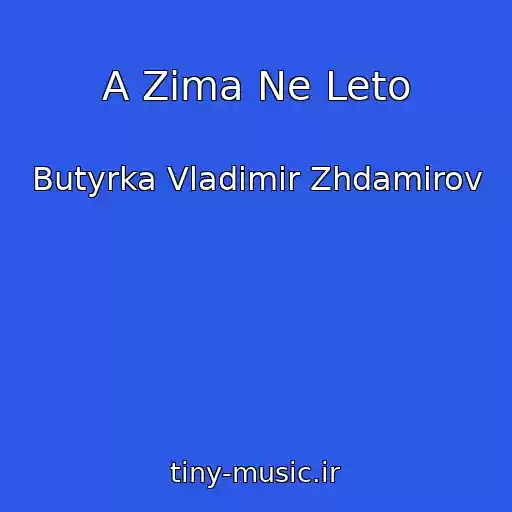 کاور آهنگ A Zima Ne Leto از Butyrka Vladimir Zhdamirov