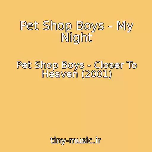 کاور آهنگ Pet Shop Boys - My Night از Pet Shop Boys - Closer To Heaven (2001)