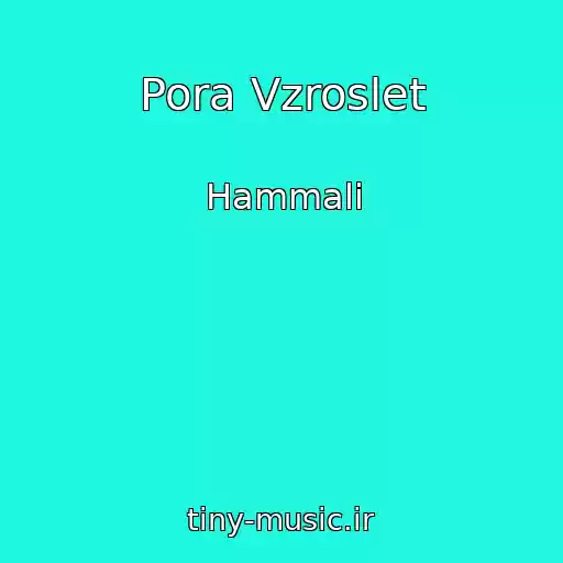 کاور آهنگ Pora Vzroslet از Hammali