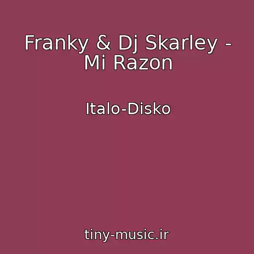 کاور آهنگ Franky & Dj Skarley - Mi Razon از Italo-Disko