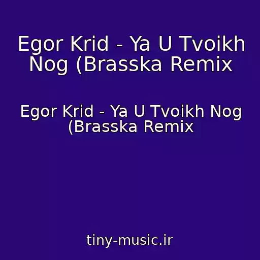 کاور آهنگ Egor Krid - Ya U Tvoikh Nog (Brasska Remix از Egor Krid - Ya U Tvoikh Nog (Brasska Remix