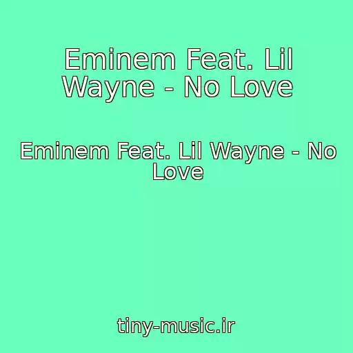 کاور آهنگ Eminem Feat. Lil Wayne - No Love از Eminem Feat. Lil Wayne - No Love