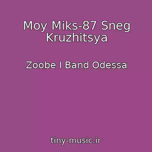 کاور آهنگ Moy Miks-87 Sneg Kruzhitsya از Zoobe I Band Odessa