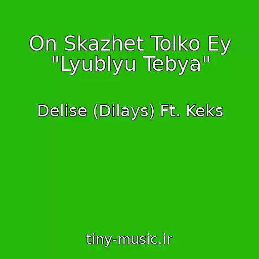 کاور آهنگ On Skazhet Tolko Ey "Lyublyu Tebya" از Delise (Dilays) Ft. Keks