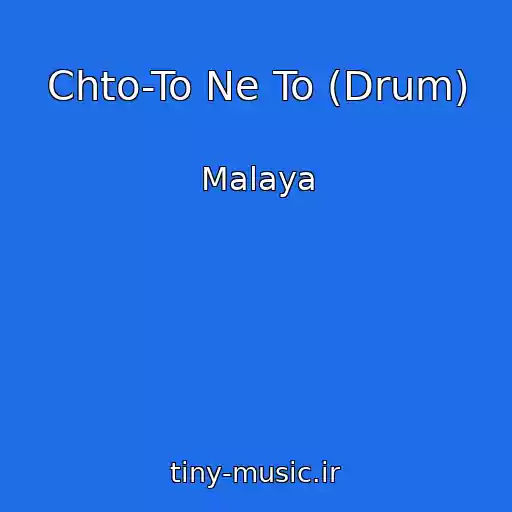 کاور آهنگ Chto-To Ne To (Drum) از Malaya
