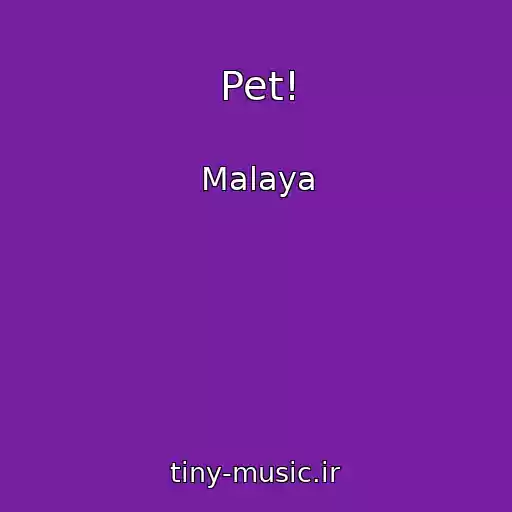 کاور آهنگ Pet! از Malaya