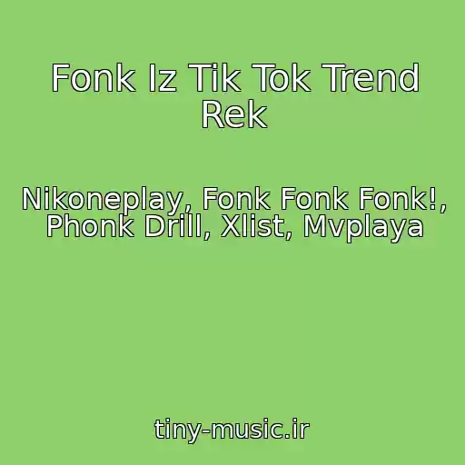کاور آهنگ Fonk Iz Tik Tok Trend Rek از Nikoneplay, Fonk Fonk Fonk!, Phonk Drill, Xlist, Mvplaya